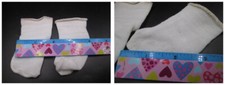 Doll Clothes 146-18 White Socks 468