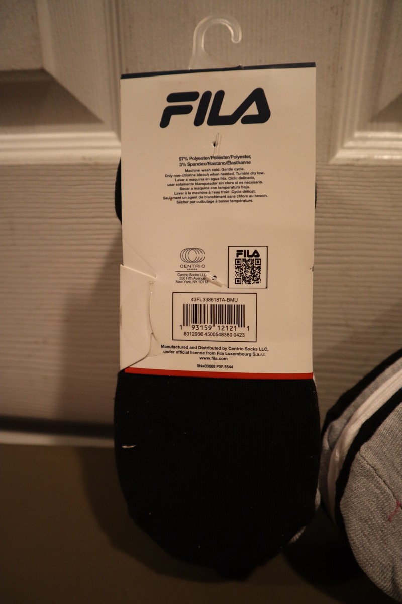 NEW Fila Women's Invisible Liner 18 Socks (Lot of 3) | eBay