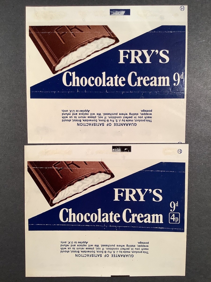 Fry's Chocolate Cream 1950's-1970's Wrappers ( 15 ) | eBay