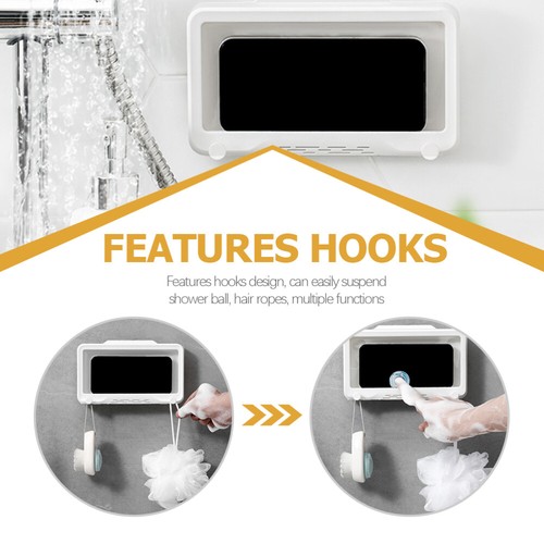 3 Count Waterproof Phone Case Bathroom Anti-fog Holder Handsfree - 第 12/12 張圖片