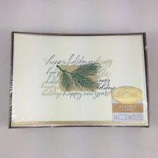 NIP SEALED Hallmark Boxed Set of 18 Cards Happy Holidays Happy New Year Xmas