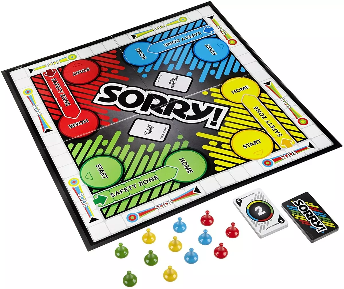  Hasbro Gaming Sorry! Game : Toys & Games