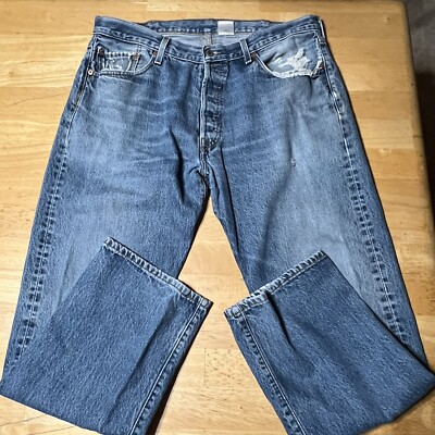 パンツ LEVI'S 501 LooseCrash & RepairDenim30/32 s-l400.jpg