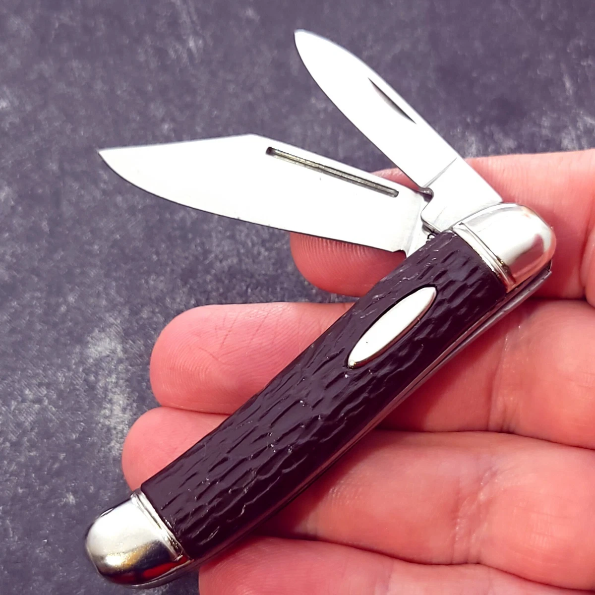 Vintage Imperial 2 Blade Jack Folding Pocket Knife Made in Ireland