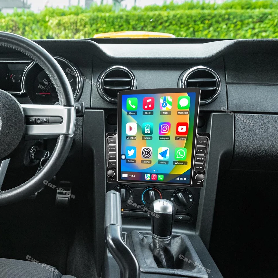 Para Ford Mustang 2005-2009 9.7" Apple CarPlay Android Auto Coche Radio GPS Estéreo Foto 4 de 4
