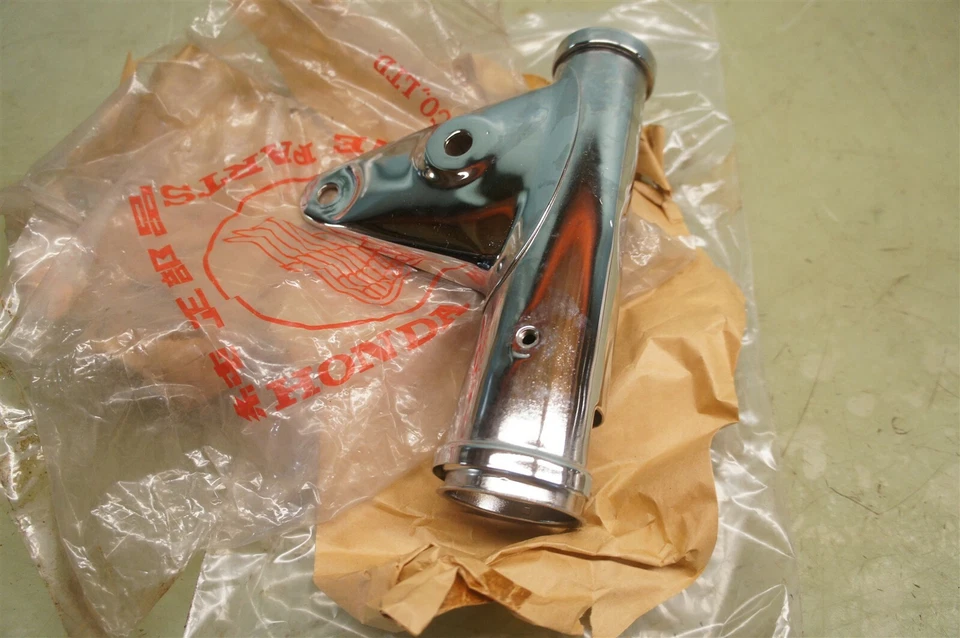 Honda CB750 CB750K2 ХРОМИРОВАННАЯ передняя вилка левая фара ушное крепление *2356 - Изображение 3 из 4