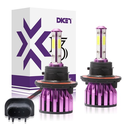 2x 9008/H13 LED Headlight Kit High Low Beam Headlight Fog Bulbs Kit 6000K White - Picture 10 of 11