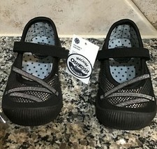 OshKosh B'Gosh Toddler Little Girl Slip On Franci Bump, Black Size 5 - 4A-3103