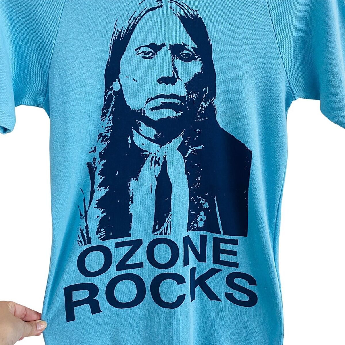 OZONE ROCKS Hysteric Glamour Tee Shirt Light Blue Size S OZONE ROCKS Hysteric Glamour Tee Shirt Light Blue Size S