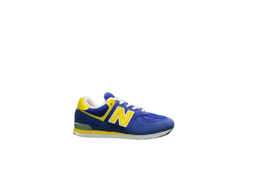 Scarpa New Balance 574 Blu/Giallo Donna Uomo Sneakers GC574BY | eBay