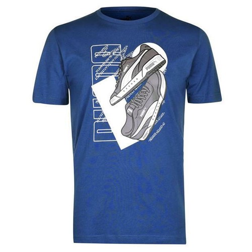 ✅ PUMA SNEAKER Herren T-Shirt Freizeit Fitness Sport Sommer Schuhe Logo NEU - Picture 10 of 13