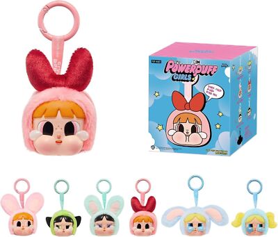 Authentic POP MART CRYBABY × Powerpuff Girls Series - Vinyl Face Plush Blind Box
