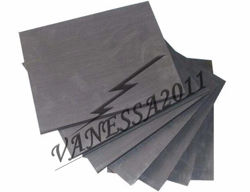 5pcs 99.99% Pure Graphite Électrode Rectangle Plaque Feuille 50 40 3mm Neuf - Bild 1 von 1