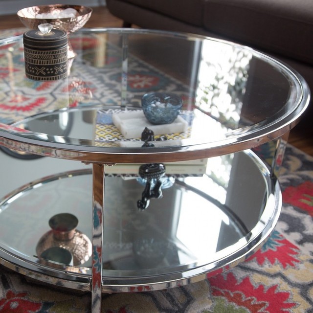 Modern Round Coffee Table Glass Top Contemporary Chrome Metal Legs Tail For - Round Glass Coffee Table Chrome Legs Modern Round Coffee Table Glass Top Contemporary Chrome Metal Legs Tail For - Round Glass Coffee Table Chrome Legs