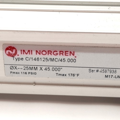 IMI Norgren C/146125/MC/45.000 Rodless Cylinder ø25mm Bore, 45in Stroke, 116PSIG - Picture 2 of 7