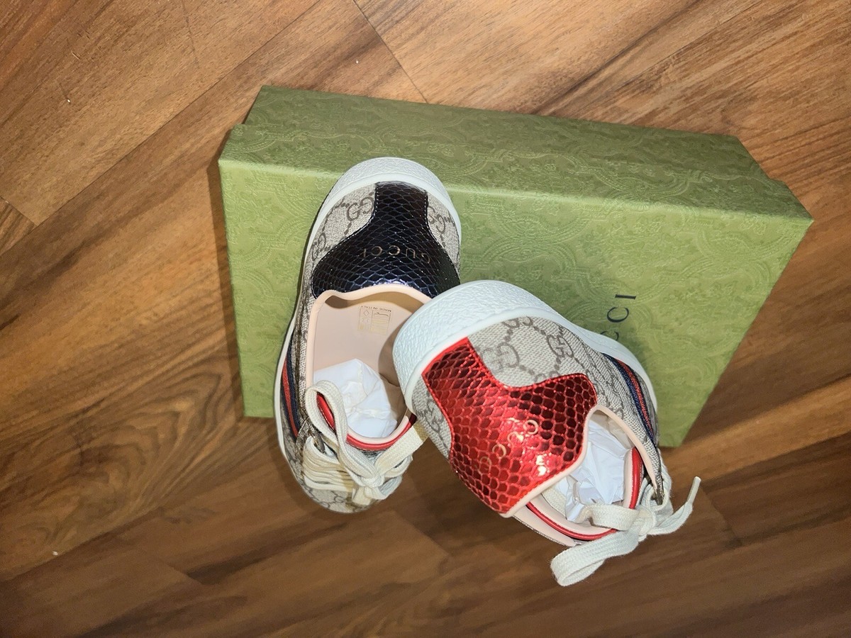 Size 8.5 - Gucci Ace GG Supreme Beige - 499410-96G50-9768 | eBay