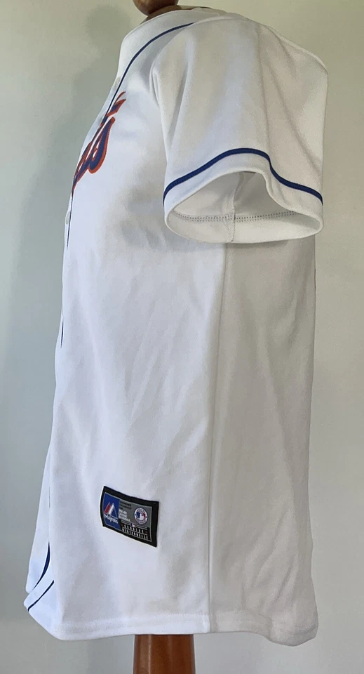 Camiseta deportiva juvenil Majestic New York Mets Matt Harvey talla grande Foto 4 de 4