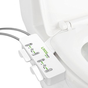 Non-Electric Ultra thin Bidet Hot & Cold Water Pressure Control Self Cleaning