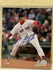 Jonathan Papelbon Signed Boston Red Sox 8x10 Photo MLB Authenticated
