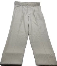 Dockers Golf Mens Pants Slacks Trousers Golf Attire Beige Size W36 L34 Pre-Owned