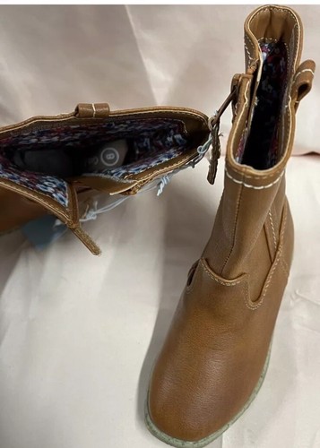 Kleinkind Mädchen Aubriella Reißverschluss Reitstiefel cognac ~ Katze & Jack ~ Größe 7 & 8 - Bild 5 von 6