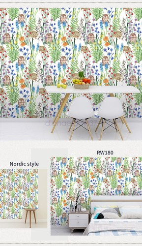 3m Floral Peel Stick Wallpaper Blooming Plants Flowers Self-Adhesive Home Decor - Picture 13 of 48