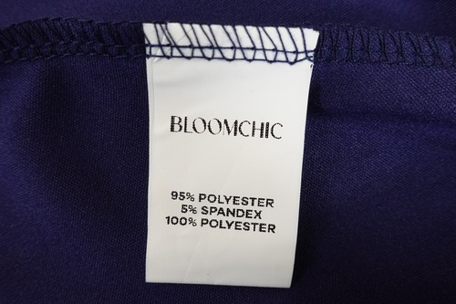 Bloomchic Womens Size 18-20 Navy Blue Short Cape Sleeve Pocketed Swing Dress NWT - Picture 4 of 8