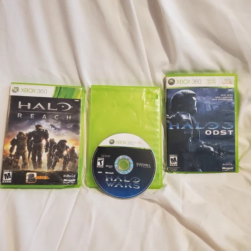 Halo Reach, ODST, Wars Bundle Xbox 360 Tested and Working