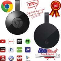 Google Chromecast-digital Ultra Hd Media Streamer 2015 2nd Generation Hdmi Black Google Chromecast-digital Ultra Hd Media Streamer 2015 2nd Generation Hdmi Black