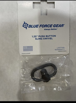 #ad #ad Blue Force Gear Push Button QD Sling Swivel 1.25quot; Loop P PB 125 NEW $19.99