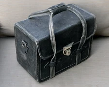 Classic Vintage Photo Gear Equipment Leather Felt Hardshell Case - Free Shipping
