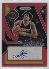 2023 Panini Prizm Rookie Signatures Red 39/99 Julian Strawther #RSI-SWR Auto 8d9