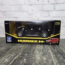 BRAHA License Friction Series Hummer H2 1:24 Scale Plastic Car (BLACK)