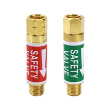 Oxygen and Acetylene Flashback Arrestors Set Regulator End 9/16... FAST USA SHIP