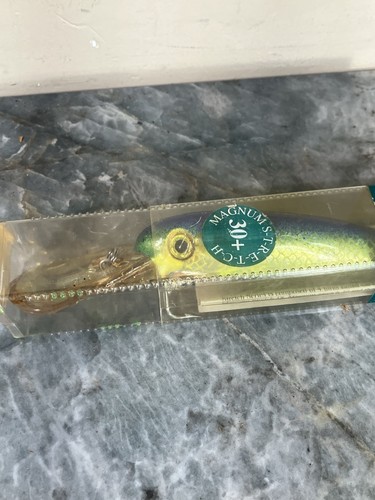 Vintage Tom Mann's Magnum Stretch 30+ Plus Crankbait Fishing Lure - Picture 3 of 9