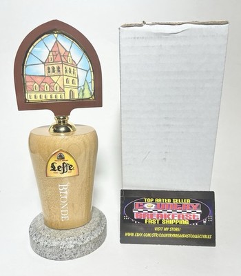 Leffe Blond Belgian Blonde Ale Beer Tap Handle 7  Tall - Brand New In Box!