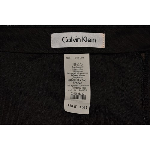 CALVIN KLEIN NUEVO $325 Traje de Dos Piezas Lana Taupe Blazer de 3 Botones para Hombre 44R - Imagen 8 de 9