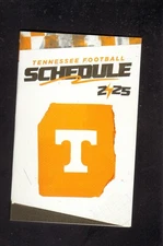 Tennessee Volunteers 2025 Football Pocket Schedule WIVK Southeastern Conference