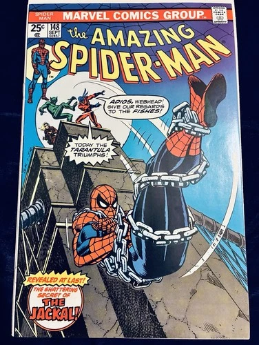 Amazing Spider-Man #148 Tarantula! Jackal! Marvel 1975 See Photos/Description