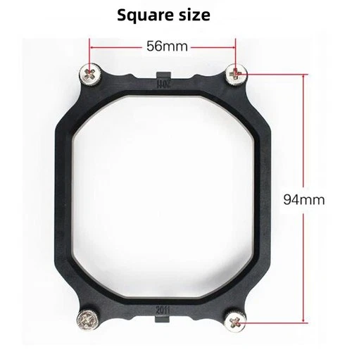 Für Intel Lga2011 Rechteckige Plattform Halterung Cpu Kühlkörper Kühler Lüfter