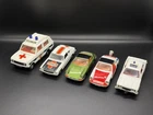 VINTAGE 1970s Corgi Toys 5-Car Lot - Porsche 911, Ford Capri, Police, Ambulance