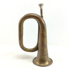 Vintage Russische Milit&auml;r Stil Trompete Leningrad ZDMI Horn Signal Antik