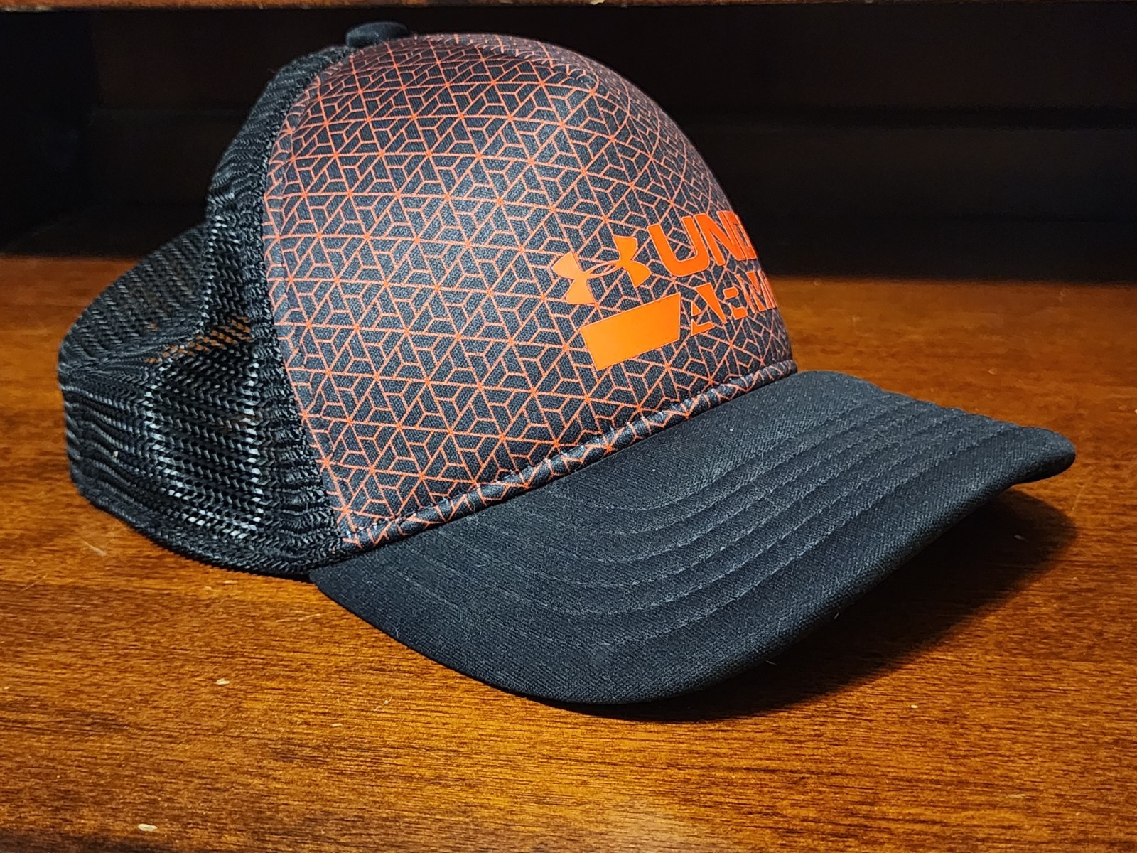 Under Armour Youth Hat Snapback Cap Black And Orange New Wit