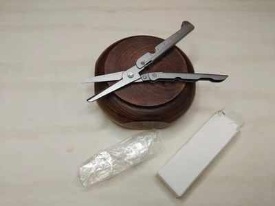 Paire de ciseaux en métal, pliants (15cm), pour randonnée, survie, chasse, edc.. - Photo 1/4