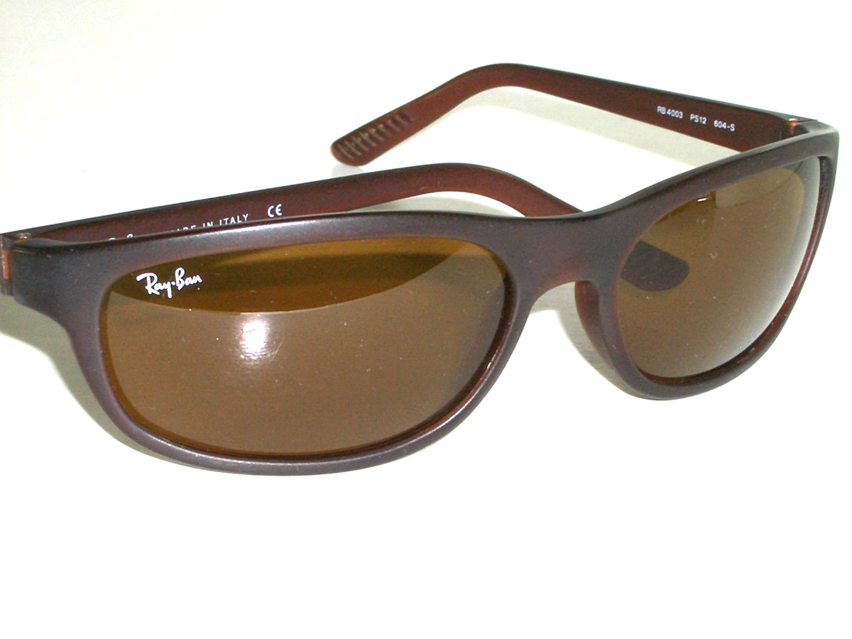 RAY-BAN RB4003 604-S MATTE BROWN B15 SLEEK PS12 PREDATORS WRAP