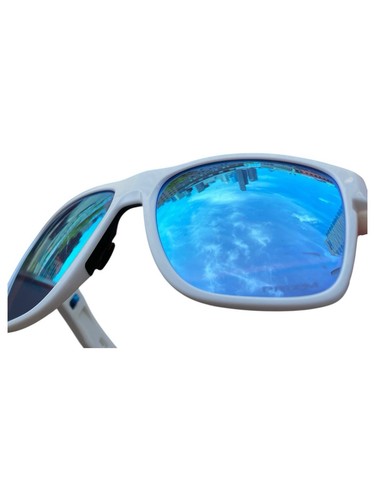 Oakley Crossrange Prizm Sonnenbrille - weißes/blaues Gestell - Bild 8 von 12