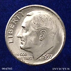 1957-D Roosevelt Dime (Brilliant & Uncirculated)
