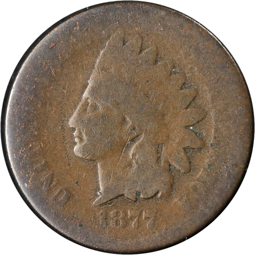 1877 Indian Cent Nice AG/G Key Date Nice Eye Appeal Nice Strike
