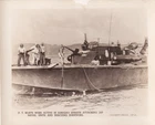 Original WWII US Navy Photo PT BOAT RESCUING SURVIVORS BATTLE LEYTE GULF 1452