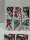 MINT NH OG 4 OLYMPIC PLATE BLOCKS 13, 20, 25 CENT FV 3.12 CV 17.75 — photo 2